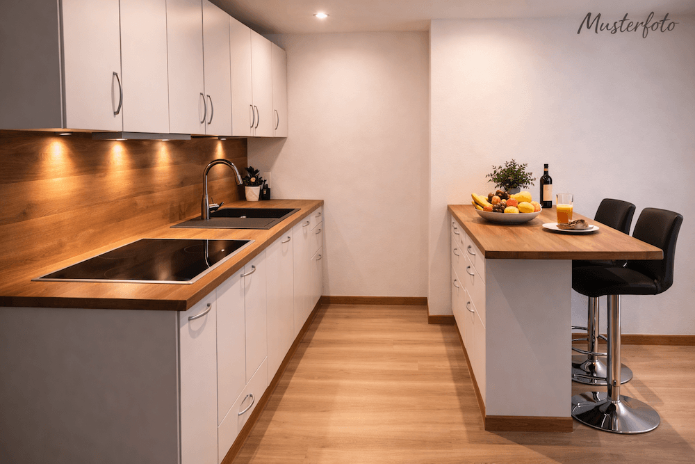 Küche einer Ferienwohnung